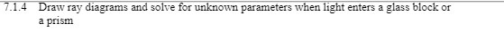 ray diagrams and so ve a prism unknoum parameters light enters a