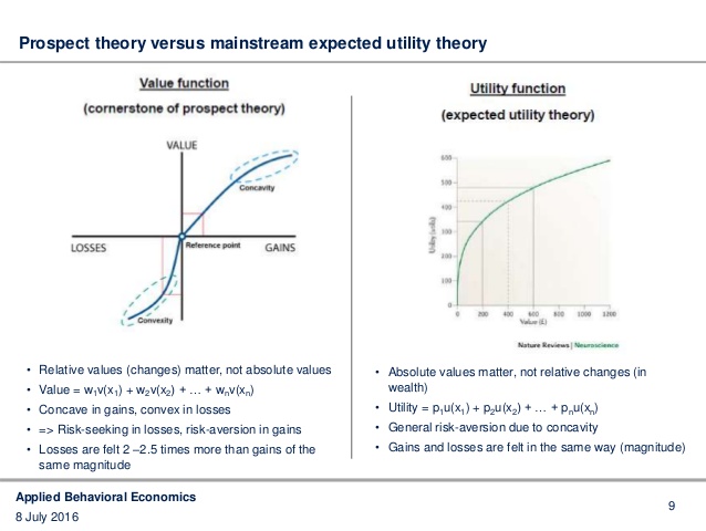 Examine economic behavior within the context of utility functions(expected utility theory) and