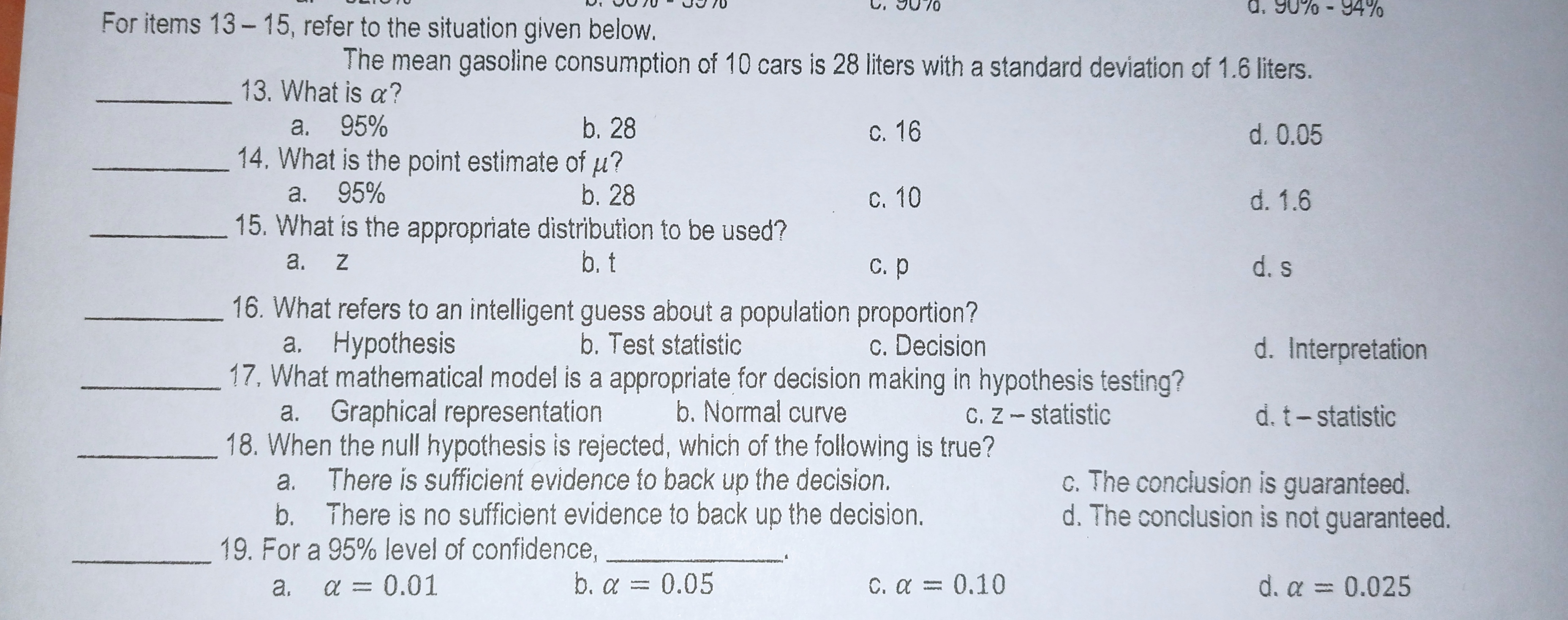 analyze the problem carefully. Use a separate SHORT BOND PAPER for your