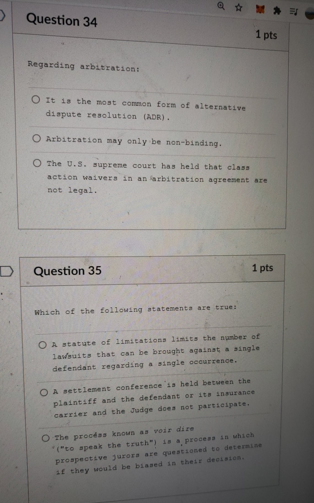 help quick pls I'll upvote and rate Question 34 1 pts Regarding
