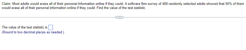 be analyzed with a tonnal hypothesis test with the alternative hypothesis of