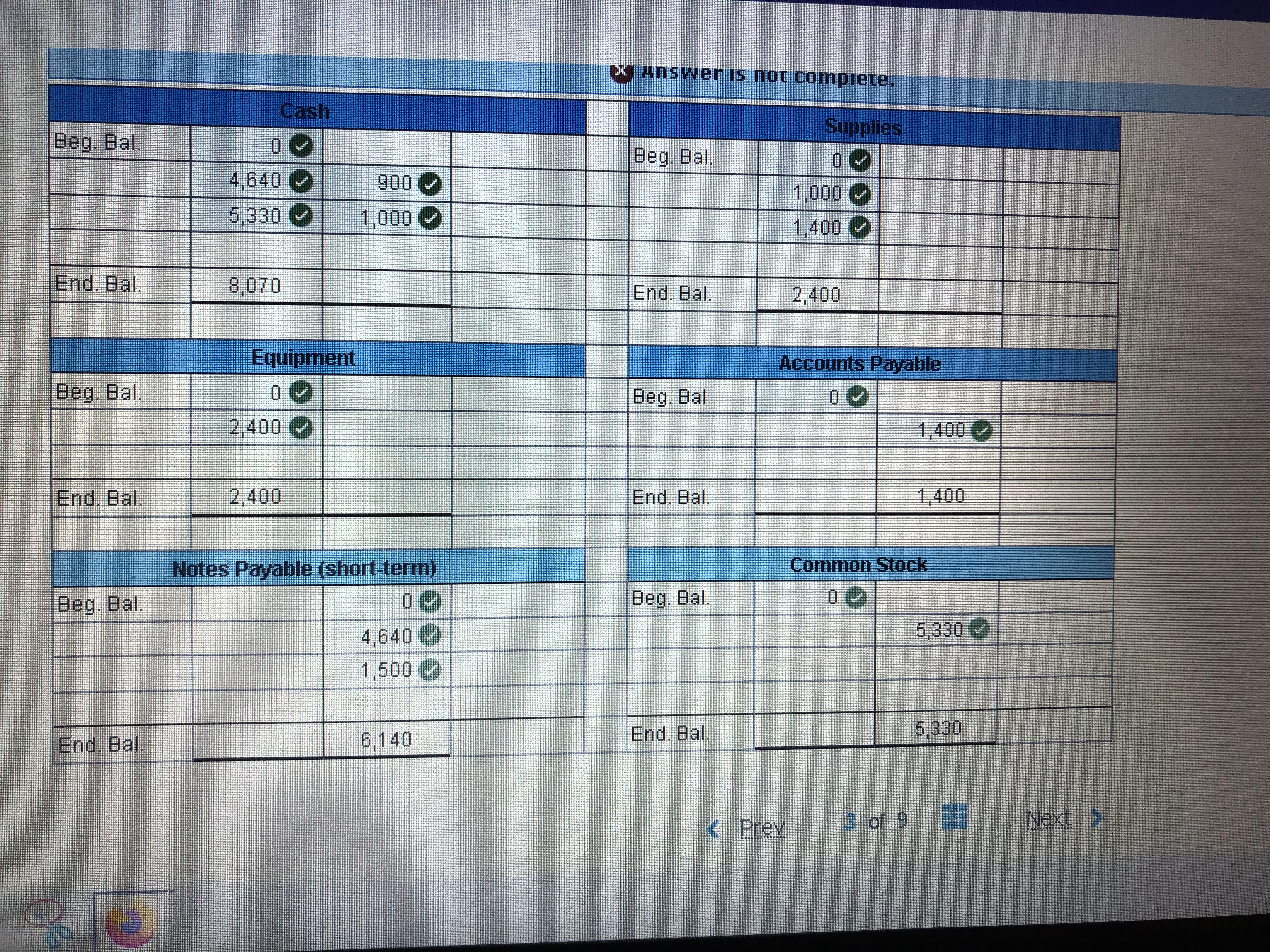  What am I missing? It says answer is incomplete. Check my