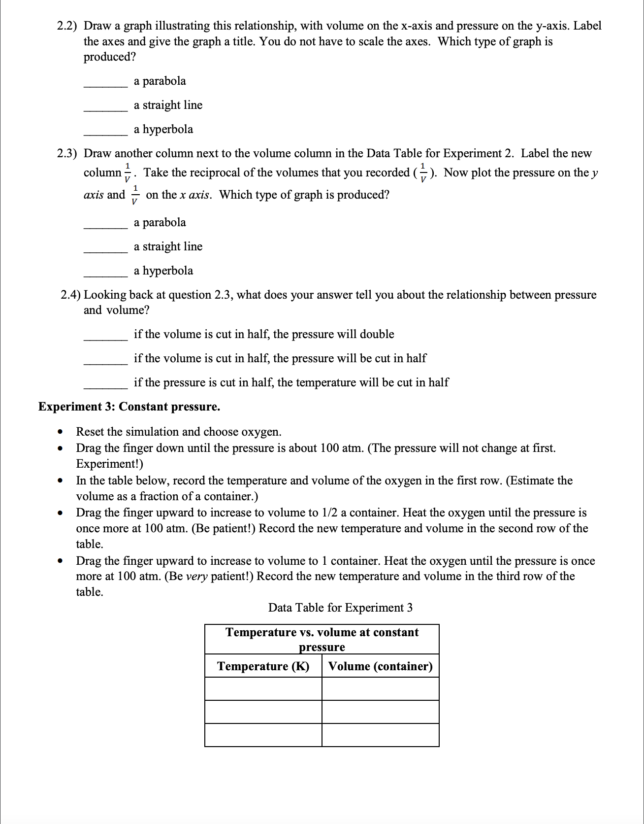 the \"Phase Changes\" icon. 0 Select \"Oxygen.\" Status :41 Hum". Beam: i