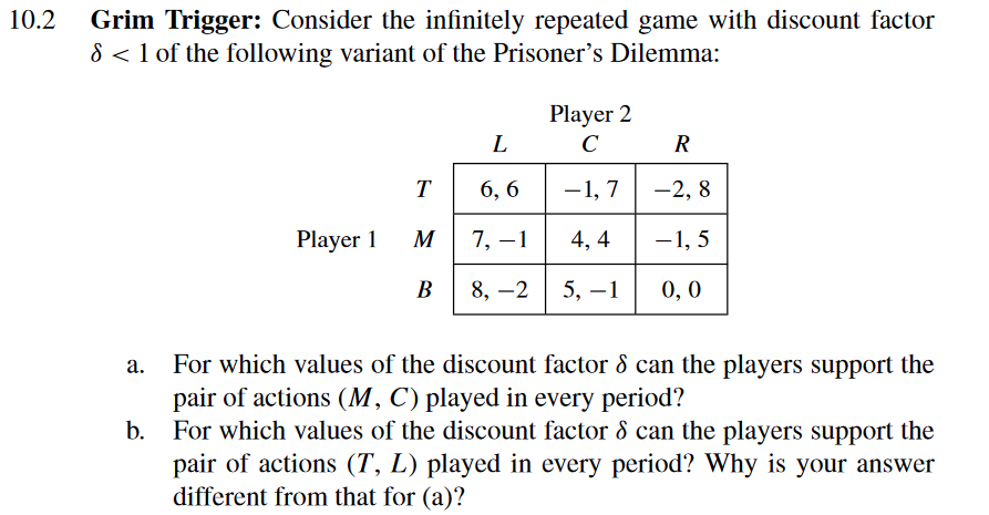 2) (1, 4) FIGURE 9.2 The Centipede Game. a. Find all the