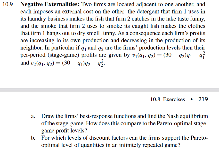 pure-strategy subgame-perfect equilibria with no discount- ing (8 = 1). Be precise