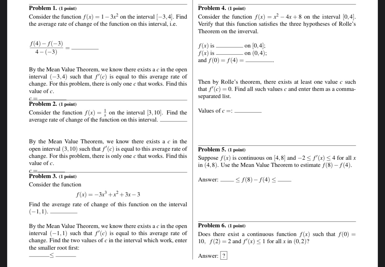 Problem I. (1 point) Consider the function f {x} : 1