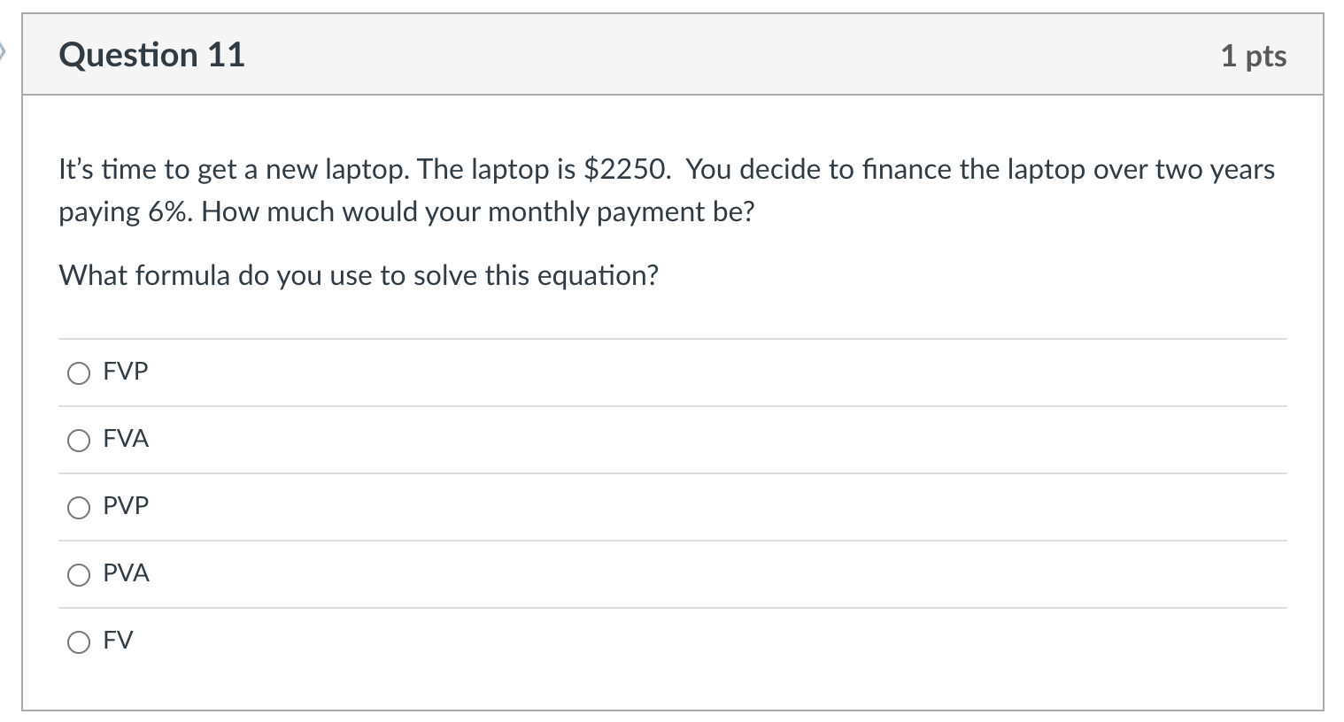Question 10 1 pts It's time to get a new laptop.