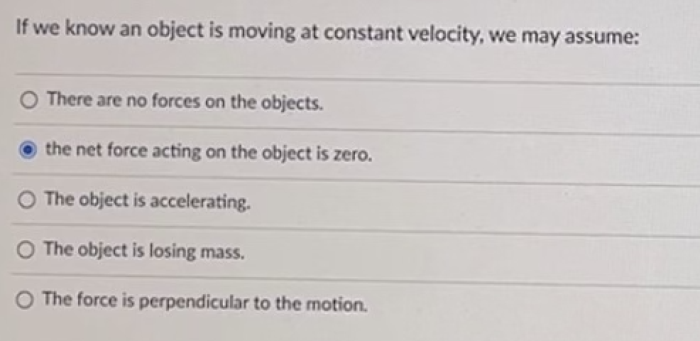 losing mass. O The force is perpendicular to the motion.A 5 N