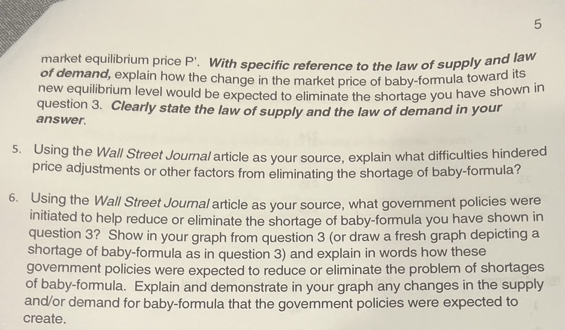 The existence of periodic shortages of baby-fonnula this ' nationwide attention. To