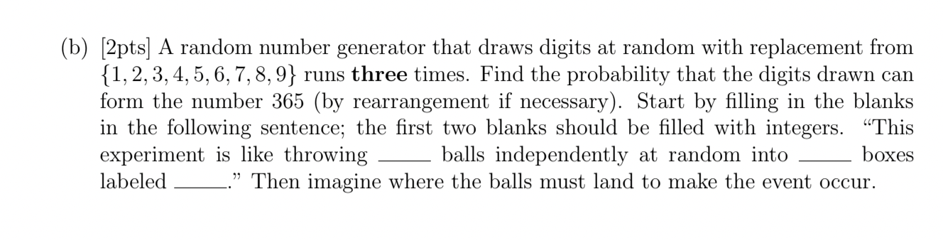 are weird. It's because the image of balls and boxes is one