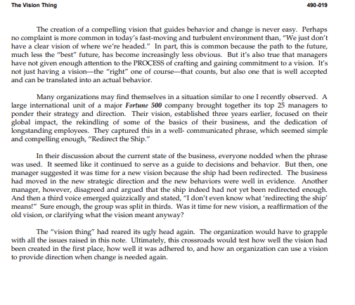 According to one study, \"We found that no effort to produce strategic