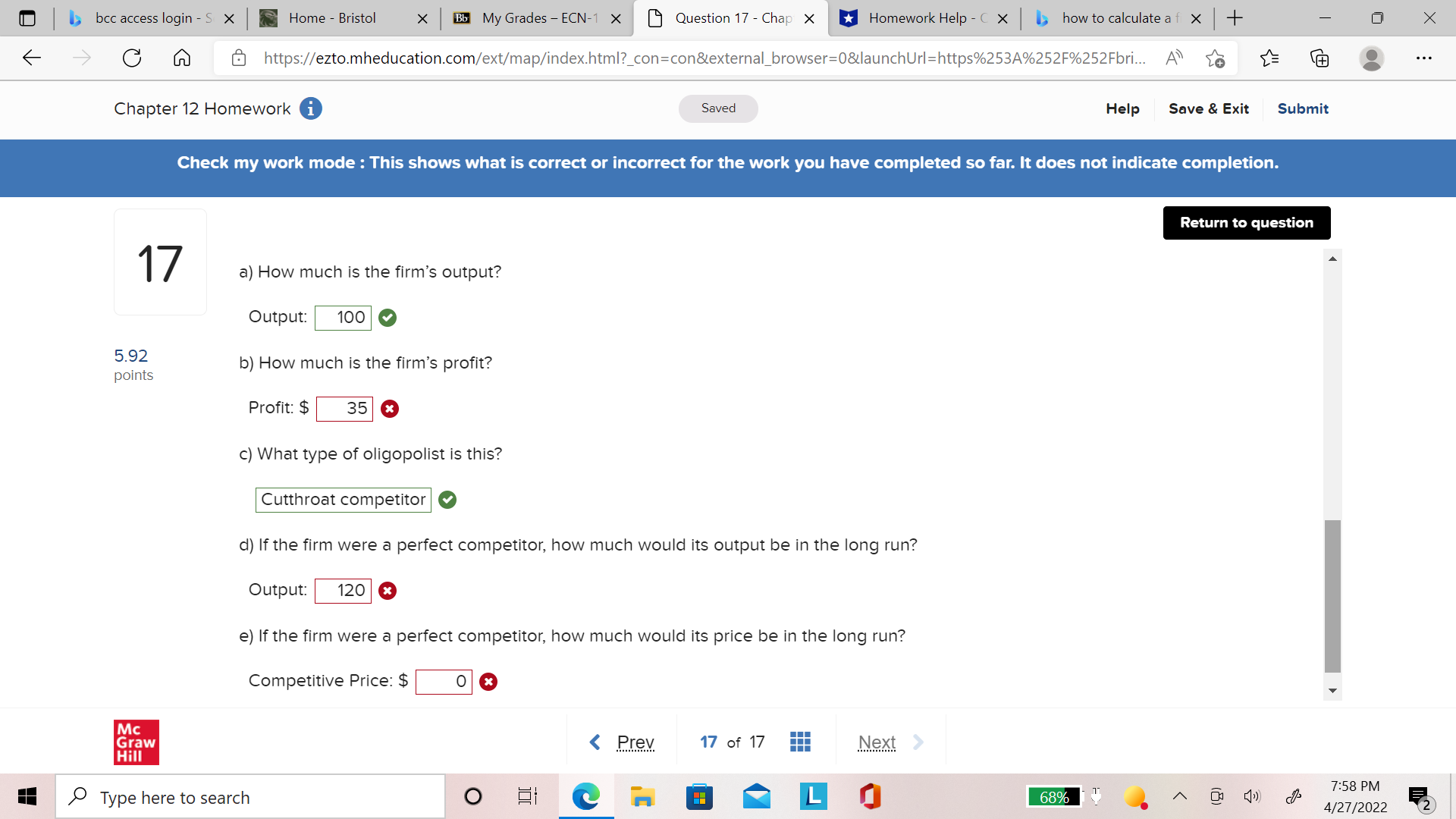 *Homework Help - C X > how to calculate a f X
