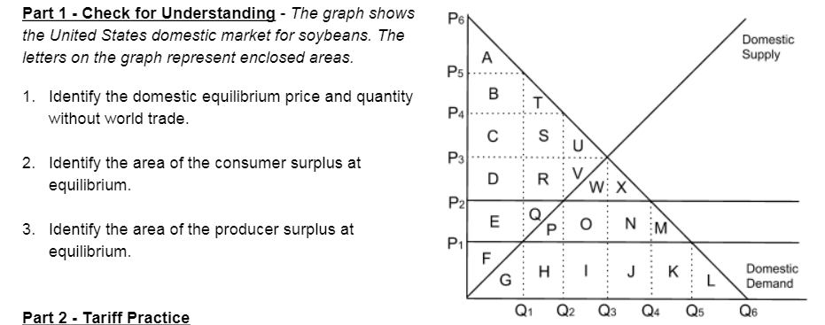 Part 1 - Check for Understanding - The graph shows P6