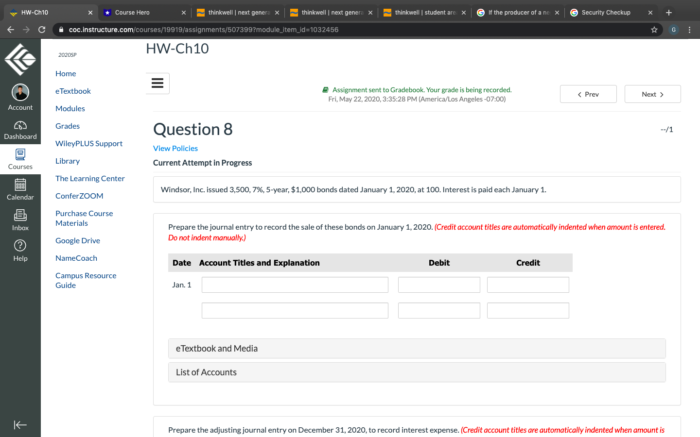 next genera x thinkwell | student are: x G If the producer