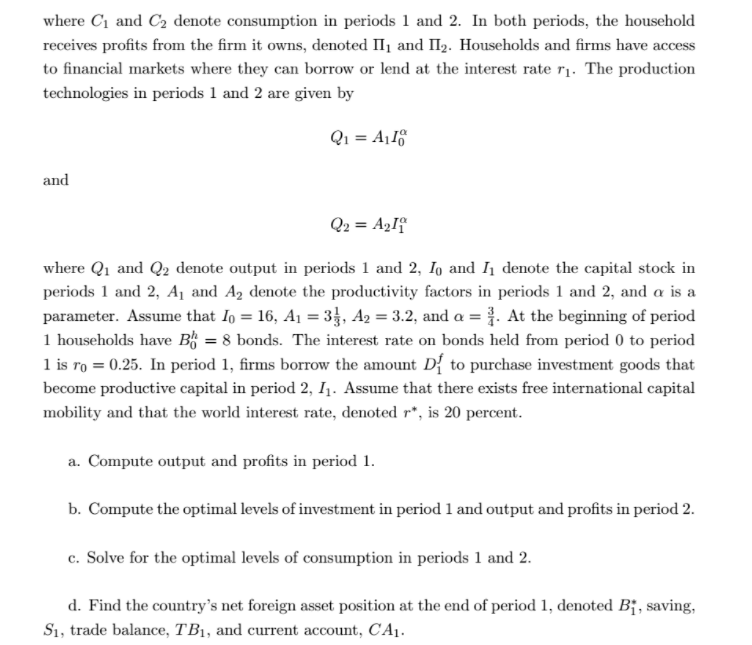 = 6; y = 5} and the second an initial allocation of