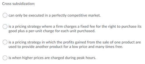 market. 0 is a pricing strategy where a firm charges a fixed