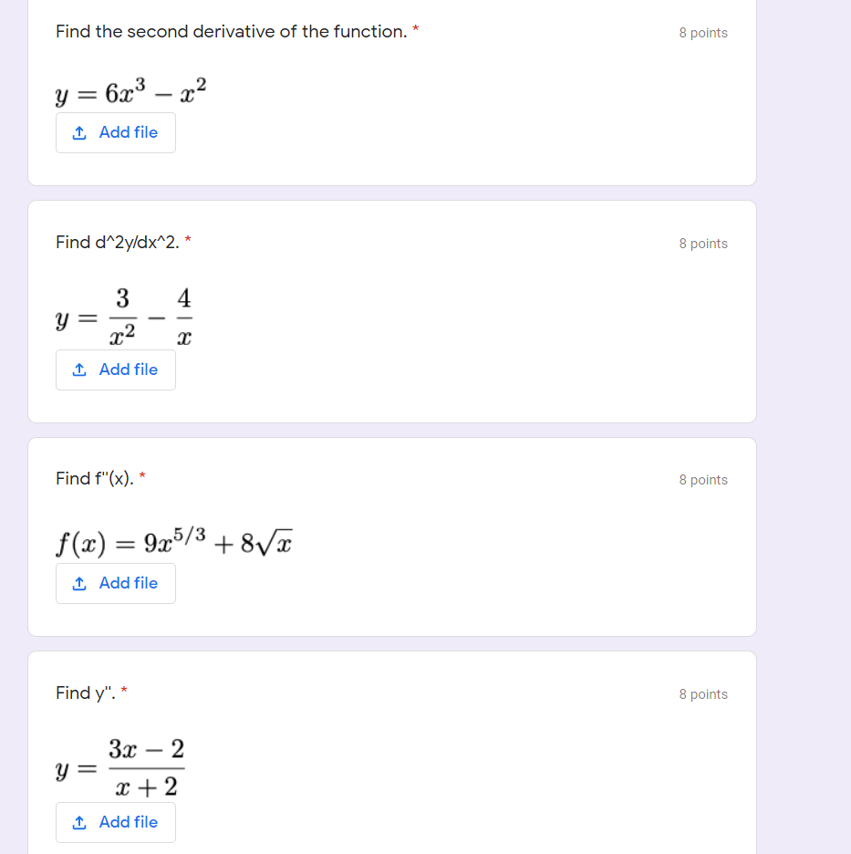 + 8'5: .3 Add file Find Y". * 8 points 332 3+2