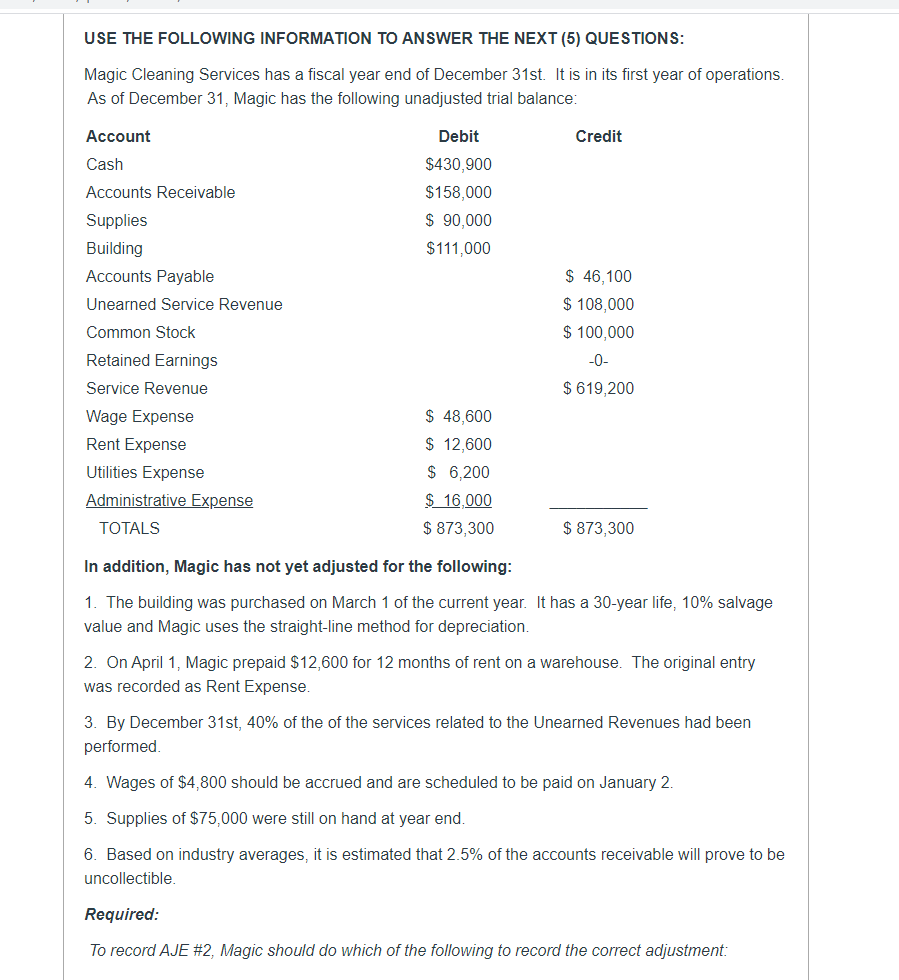 could you explain this question with formula not excel? USE THE FOLLOWING