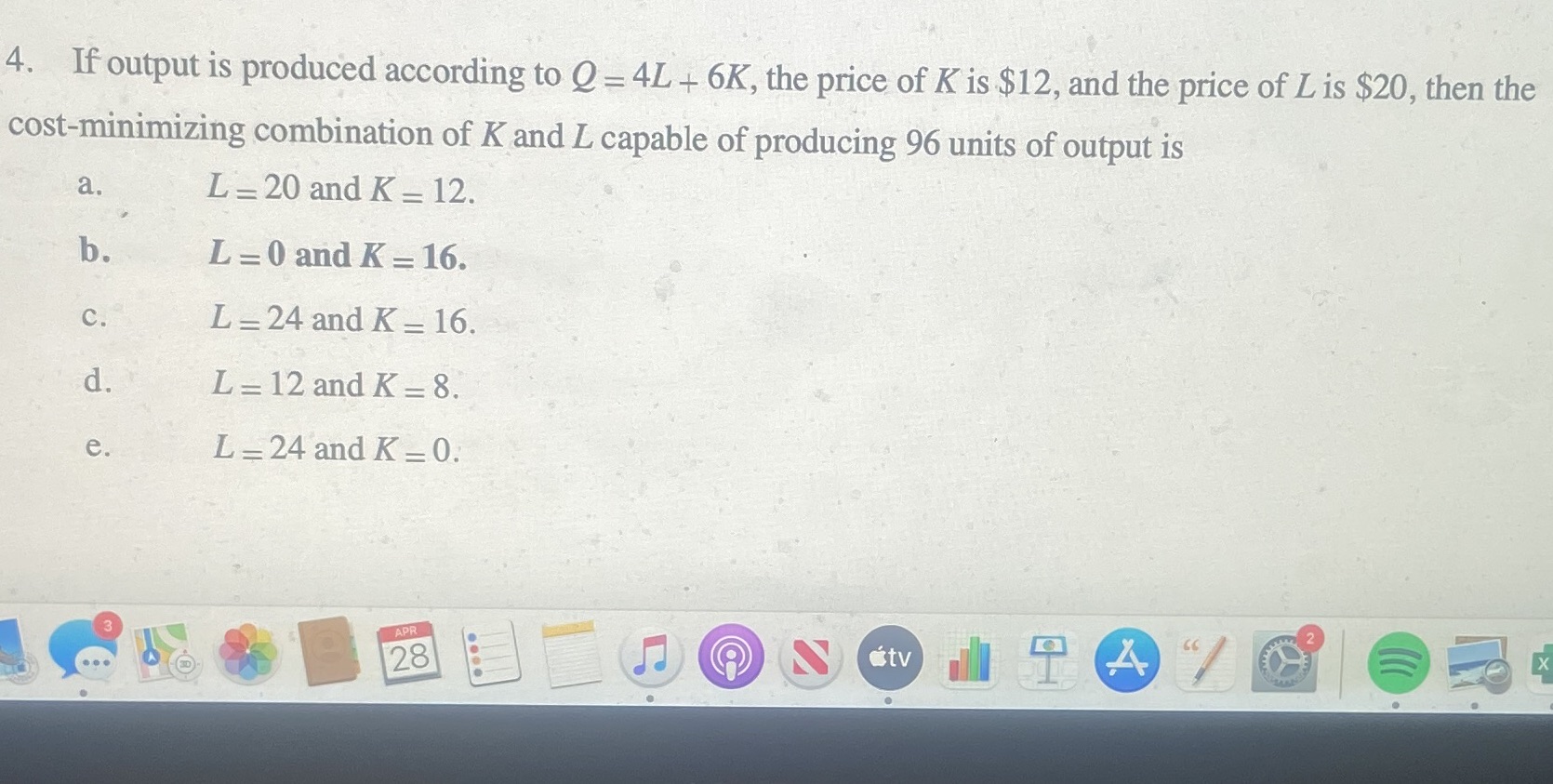 Q4) the working out for this question 4. If output is produced