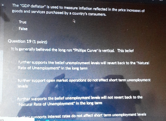 please answer me as soon as possible The "GDP deflator" is used