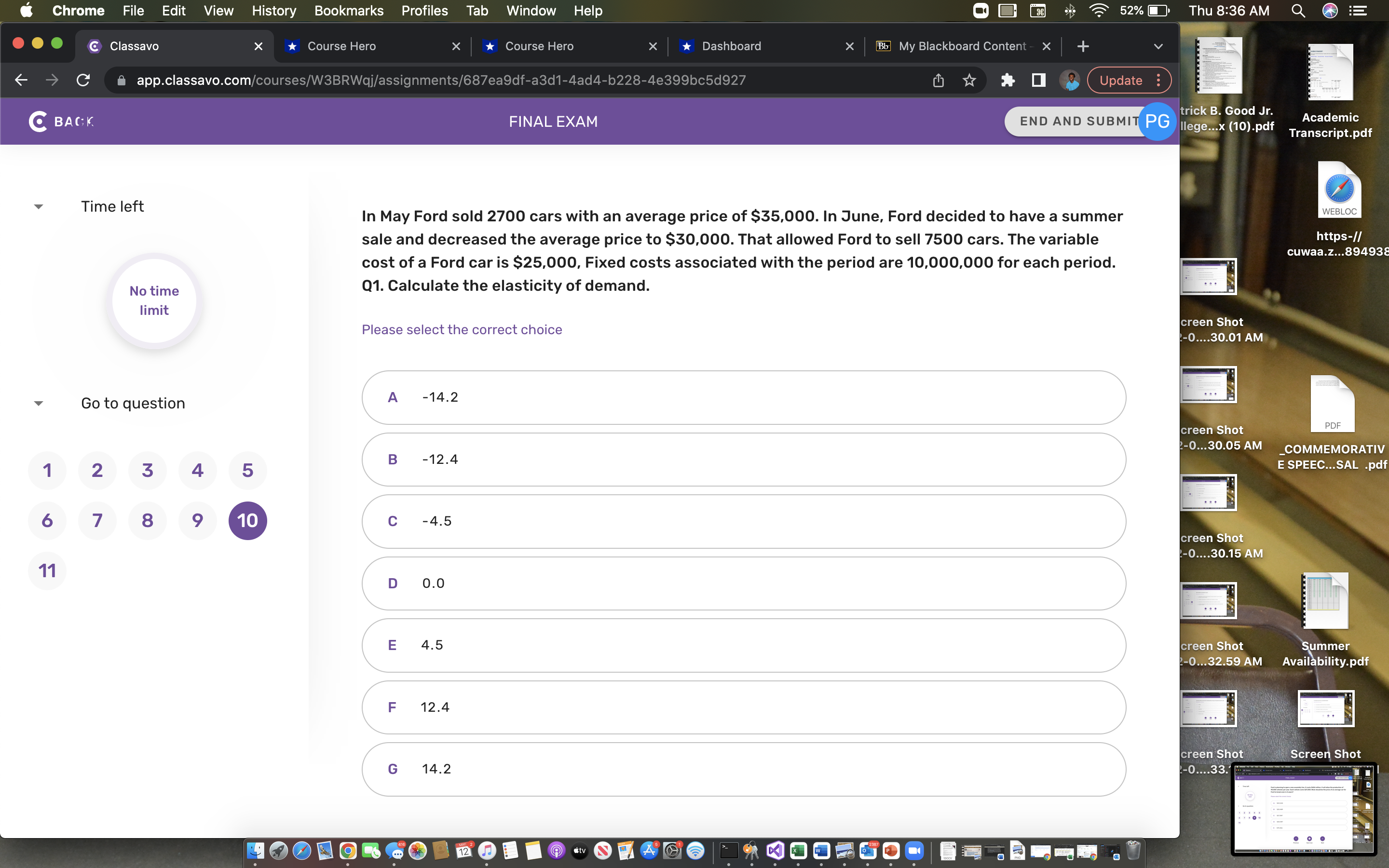 Thu 8:36 AM OE Classavo Course Hero *Course Hero X *Dashboard X