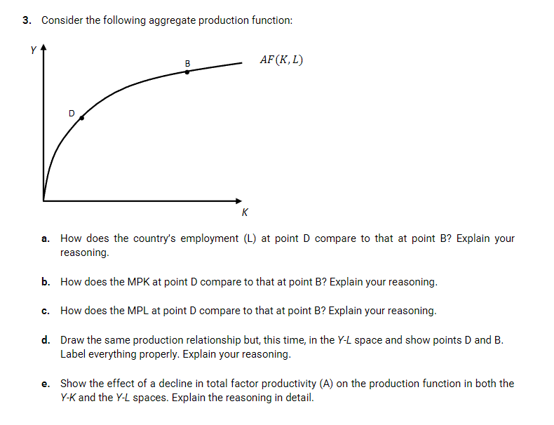  3. Consider the following aggregate production function: E asrx, r.) K