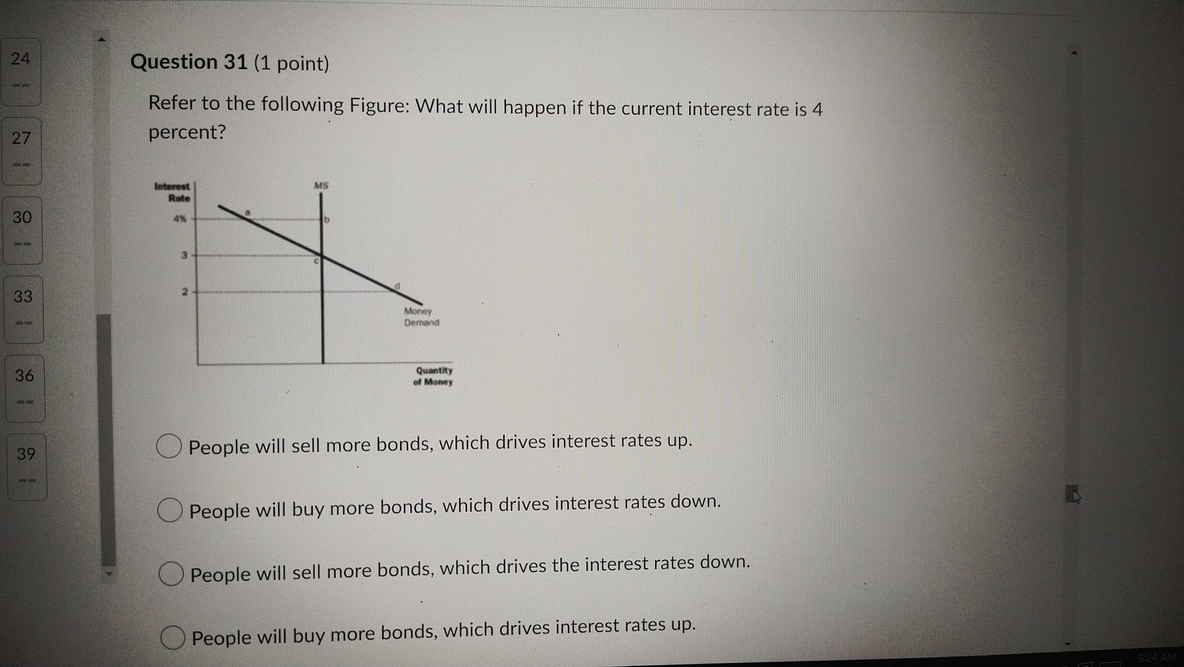degrees will shift to the right, thereby increasing the market price of