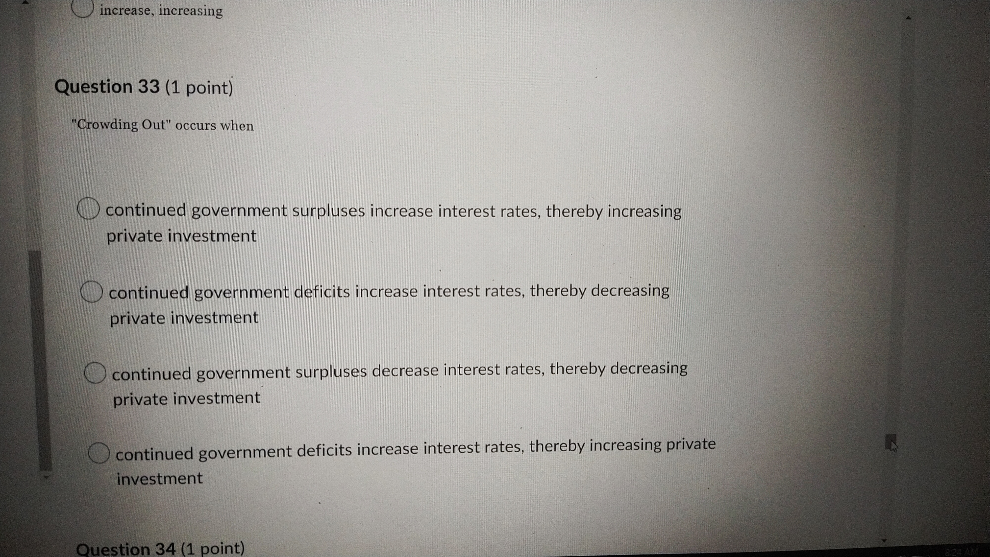 a university degree in business24 Question 31 (1 point) Refer to the