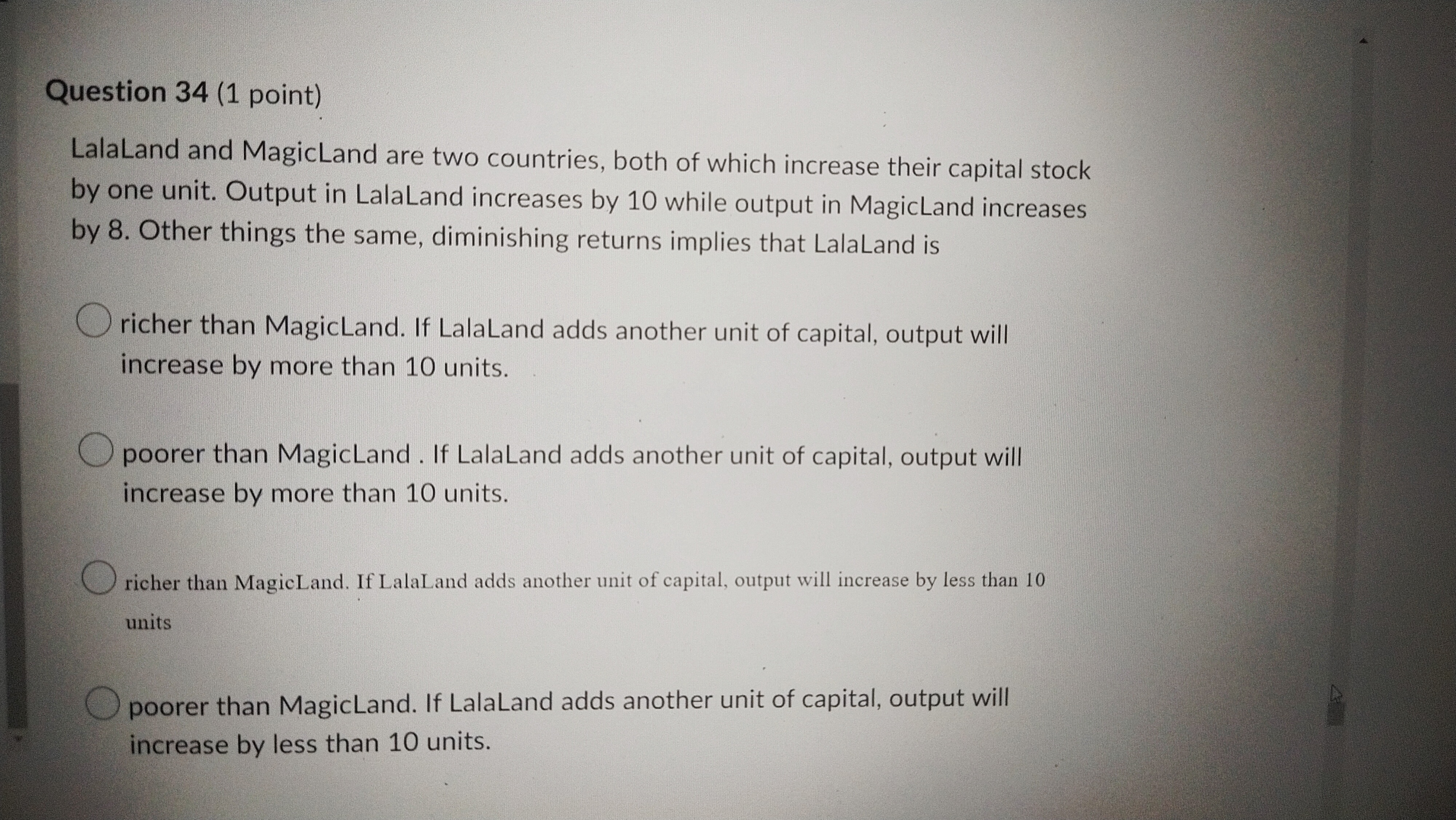 following Figure: What will happen if the current interest rate is 4