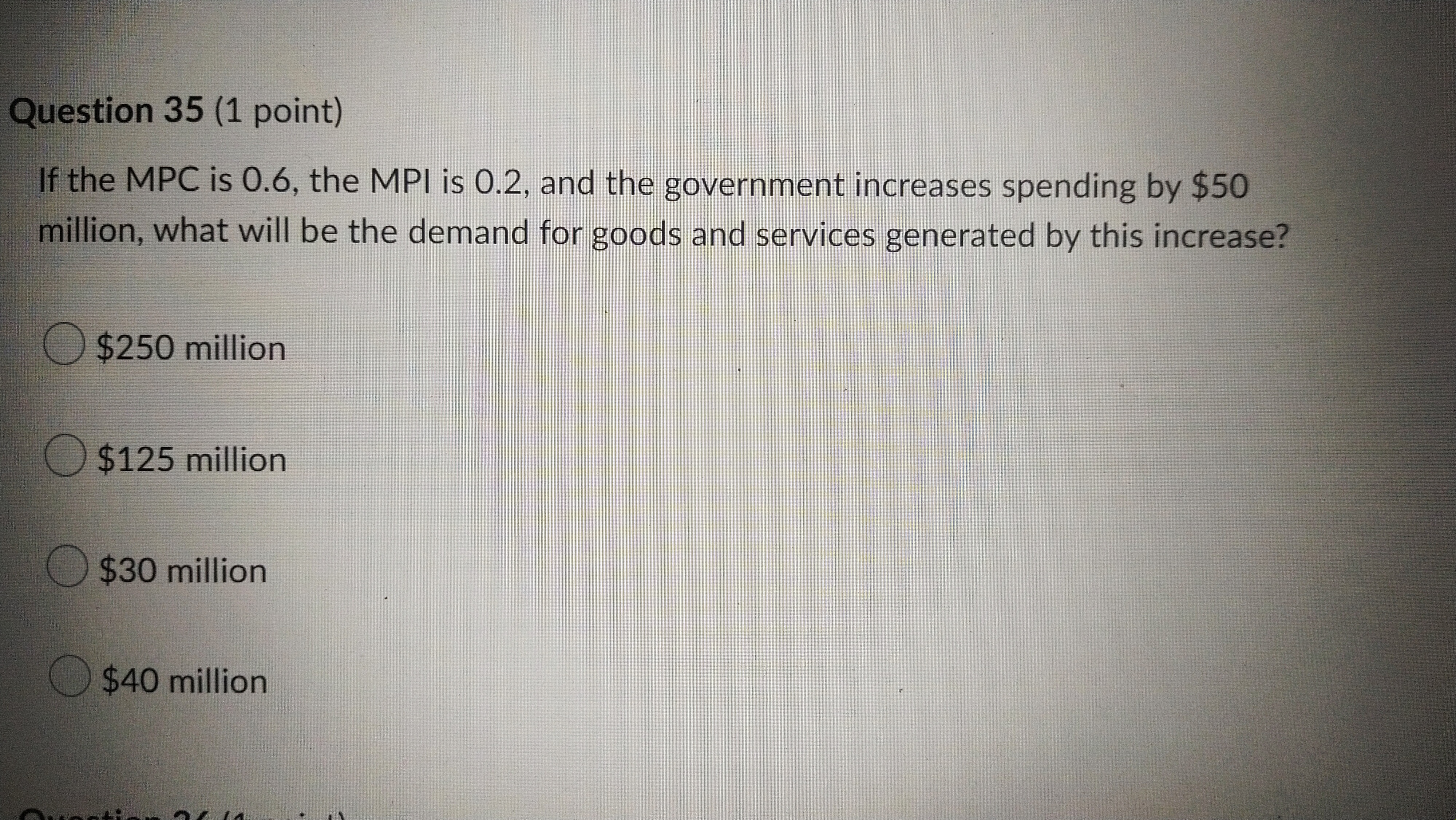 27 percent? iteres MS Rate 30 33 Money Demand 36 Quantity of