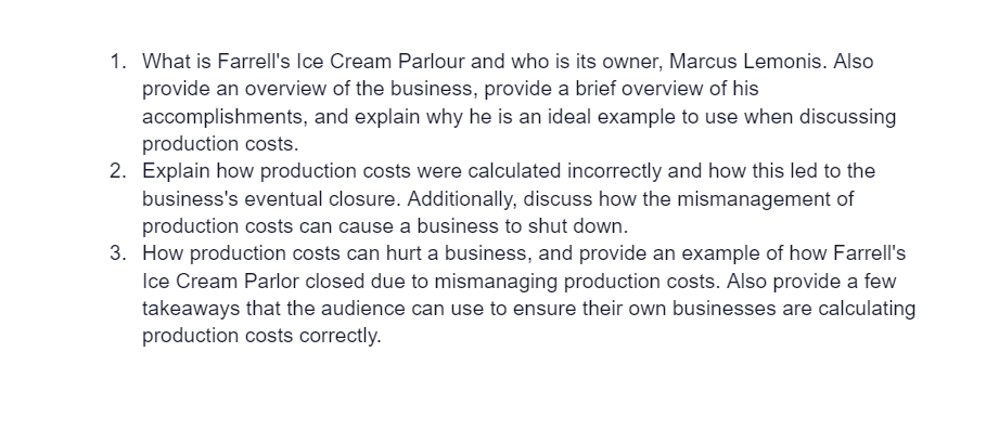 is Farrell's Ice Cream Parlour and who is its owner, Marcus Lemonis.