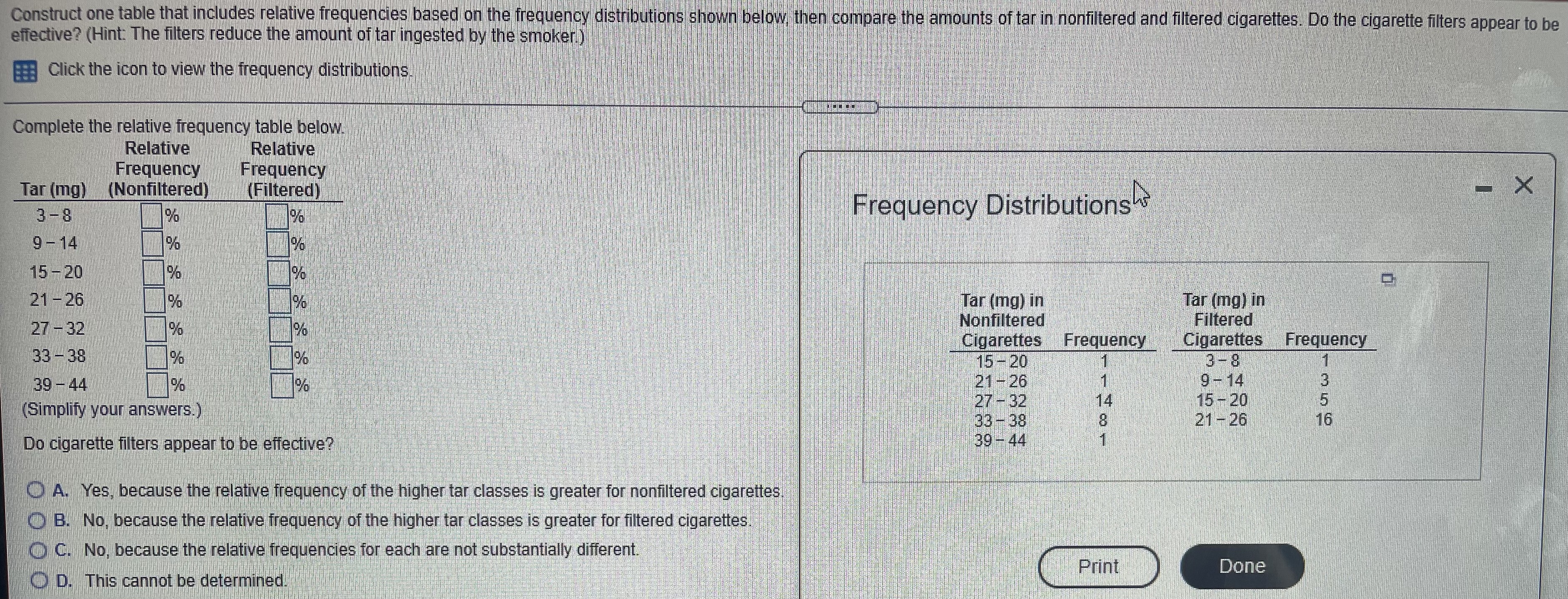Can someone please create/complete the frequency table (elementary statistics) asap! Thanks! Construct