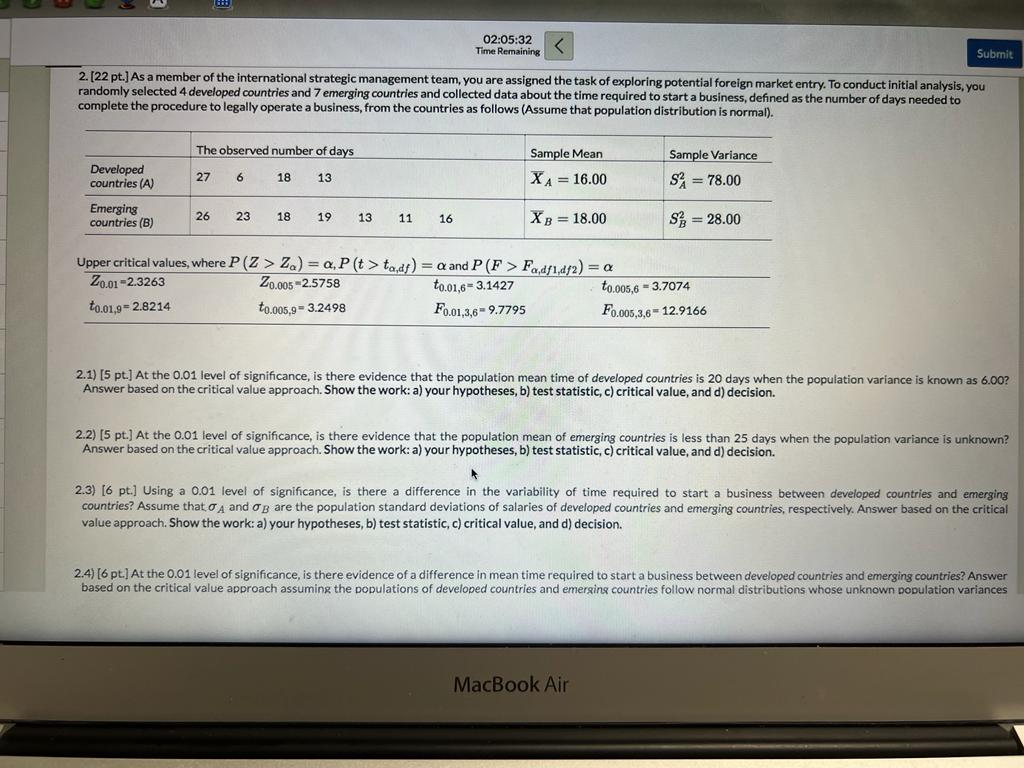 of the international strategic management team, you are assigned the task of