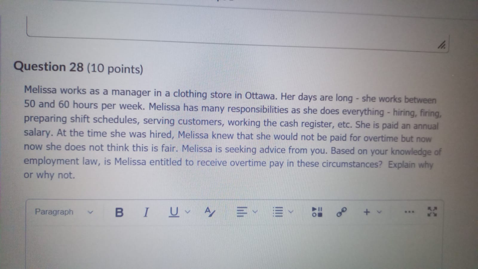  8 9 Question 29 (10 points) Why is it preferable to