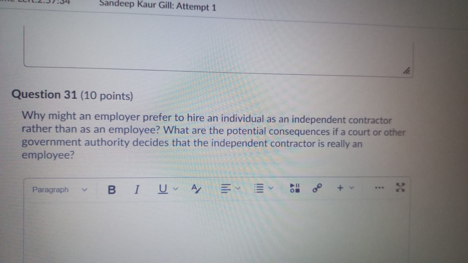 have a written rather than a verbal employment contract with your employees?