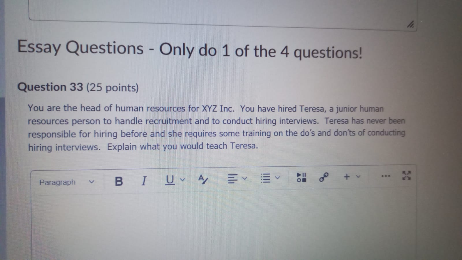 20 21 A/ 9 22 23 24 Question 30 (10 points) In