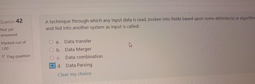 various applications? vered ked out of O a. Spreadsheets ab. Document files
