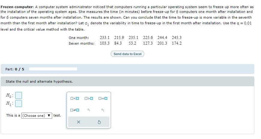 5. Frozen computer: A computer system administrator noticed that computers running a
