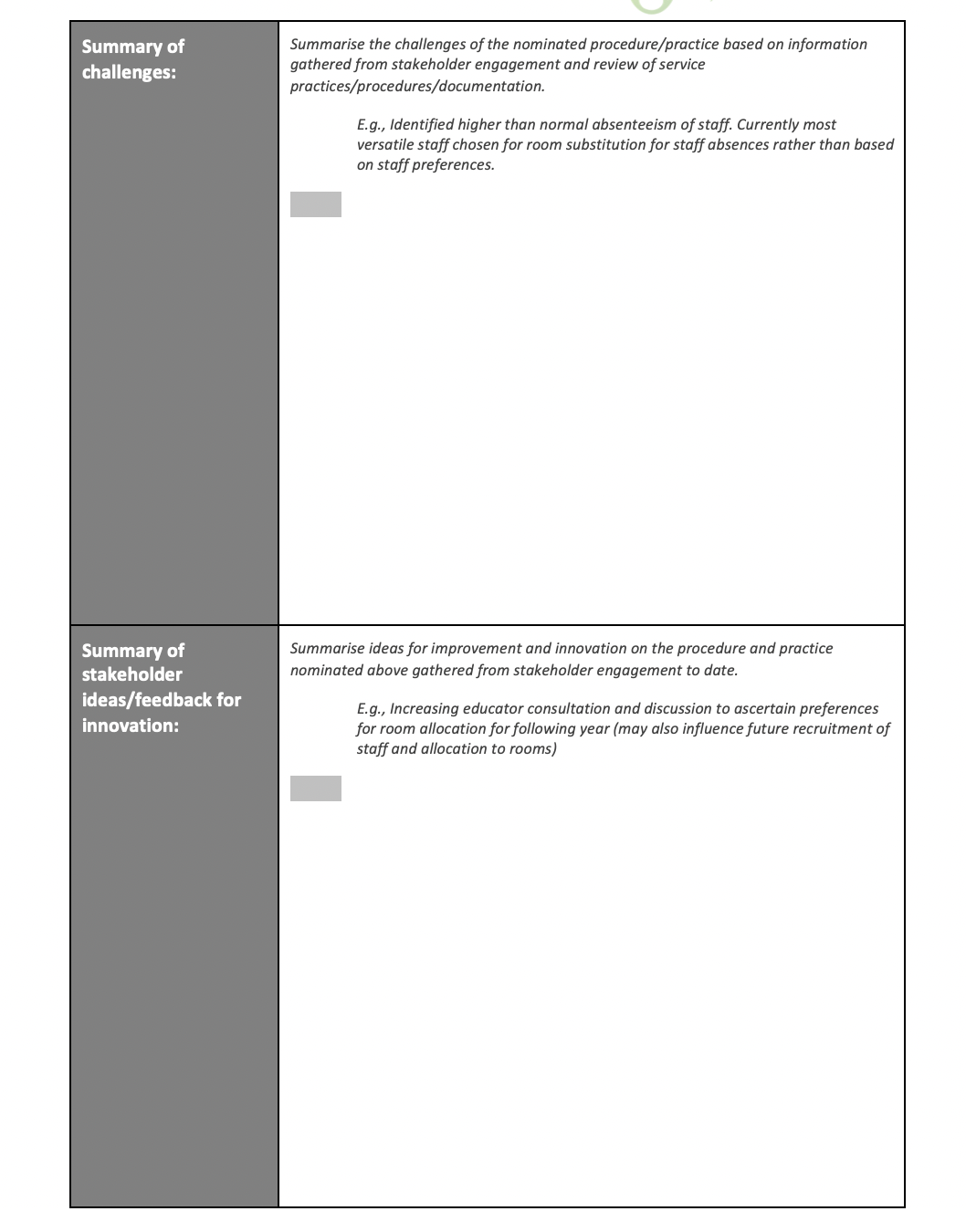 following worksheet to undertake the Empathise phase of Design Thinking. Learner's Full