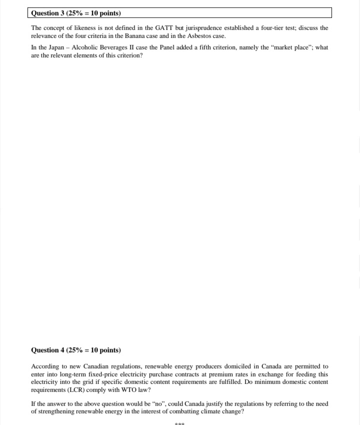 In the Japan - Alcoholic Beverages II case the Panel added a