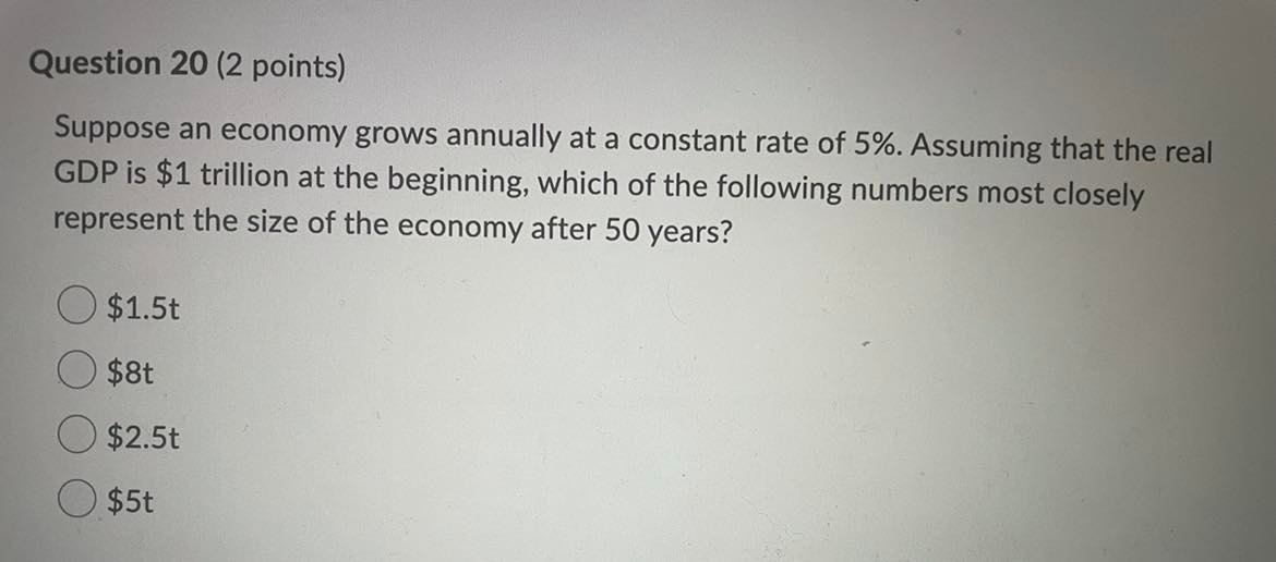 of growth is about 5.5 percent. conclude that its average annual rate