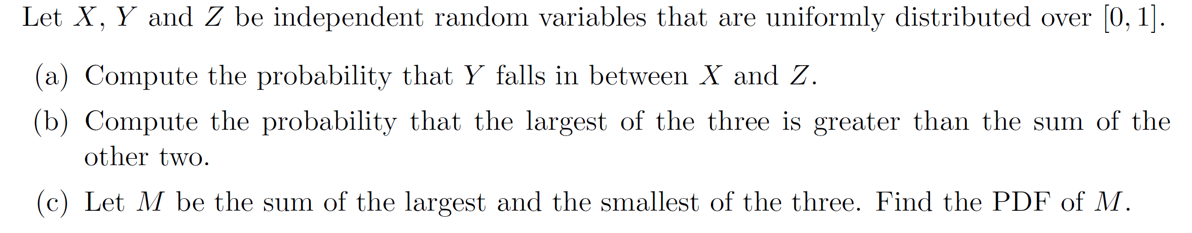 Please see the problem in the attachment. Let X , Y and