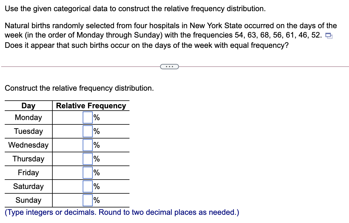 Natural births randomly selected from four hospitals in New York State occurred