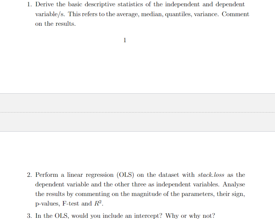 Flow - Flow of cooling air 2. Water Temp - Cooling Water