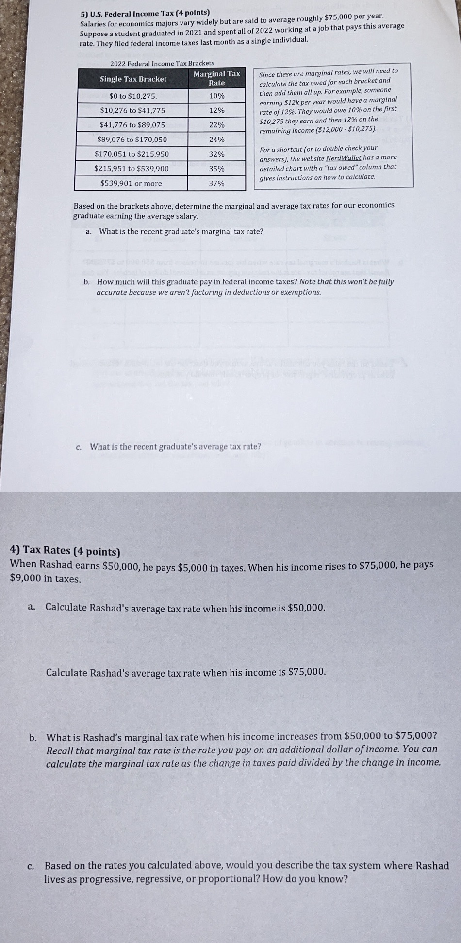Please help me question number four and five thank you so much!!!