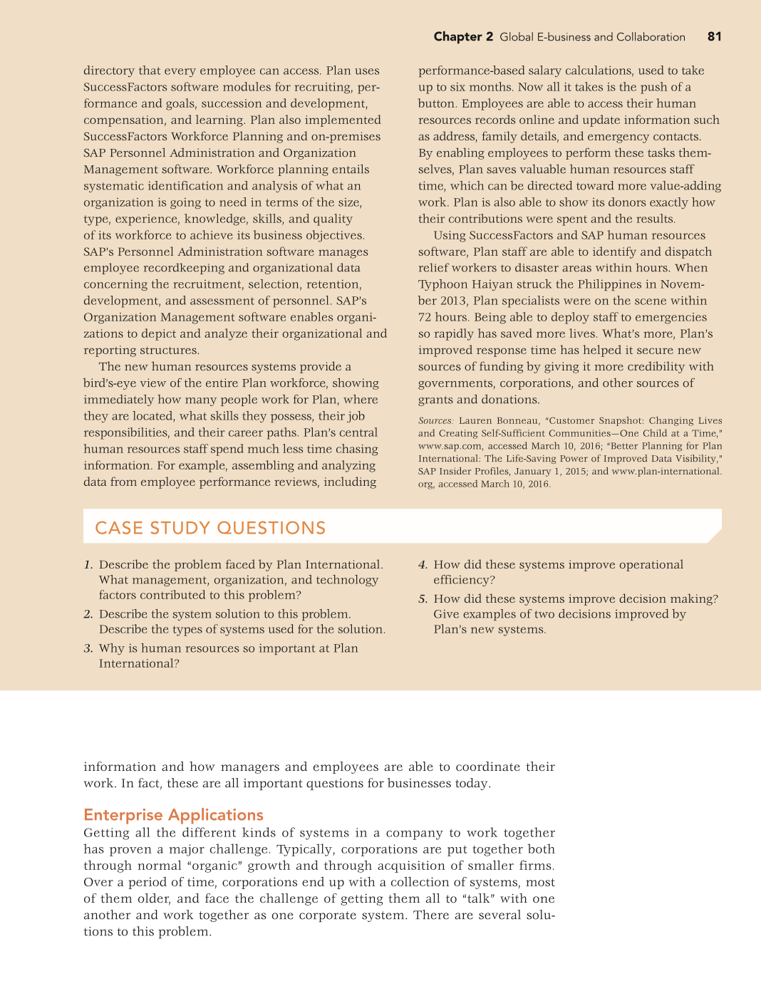 ORGANIZATIONS New Systems Help Plan International Manage Its Human Resources Founded in