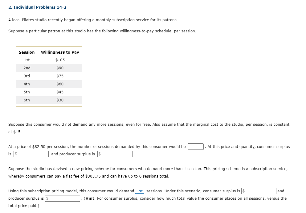 a monthly:r subscripon service for its patrons. Suppose a parlicular patron at