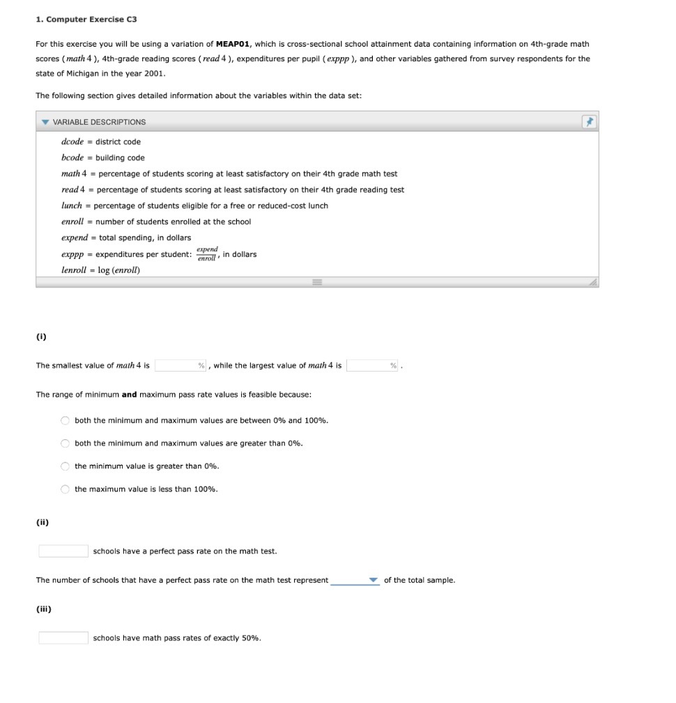  1. Computer Exercise C3 For this exercise you will be using
