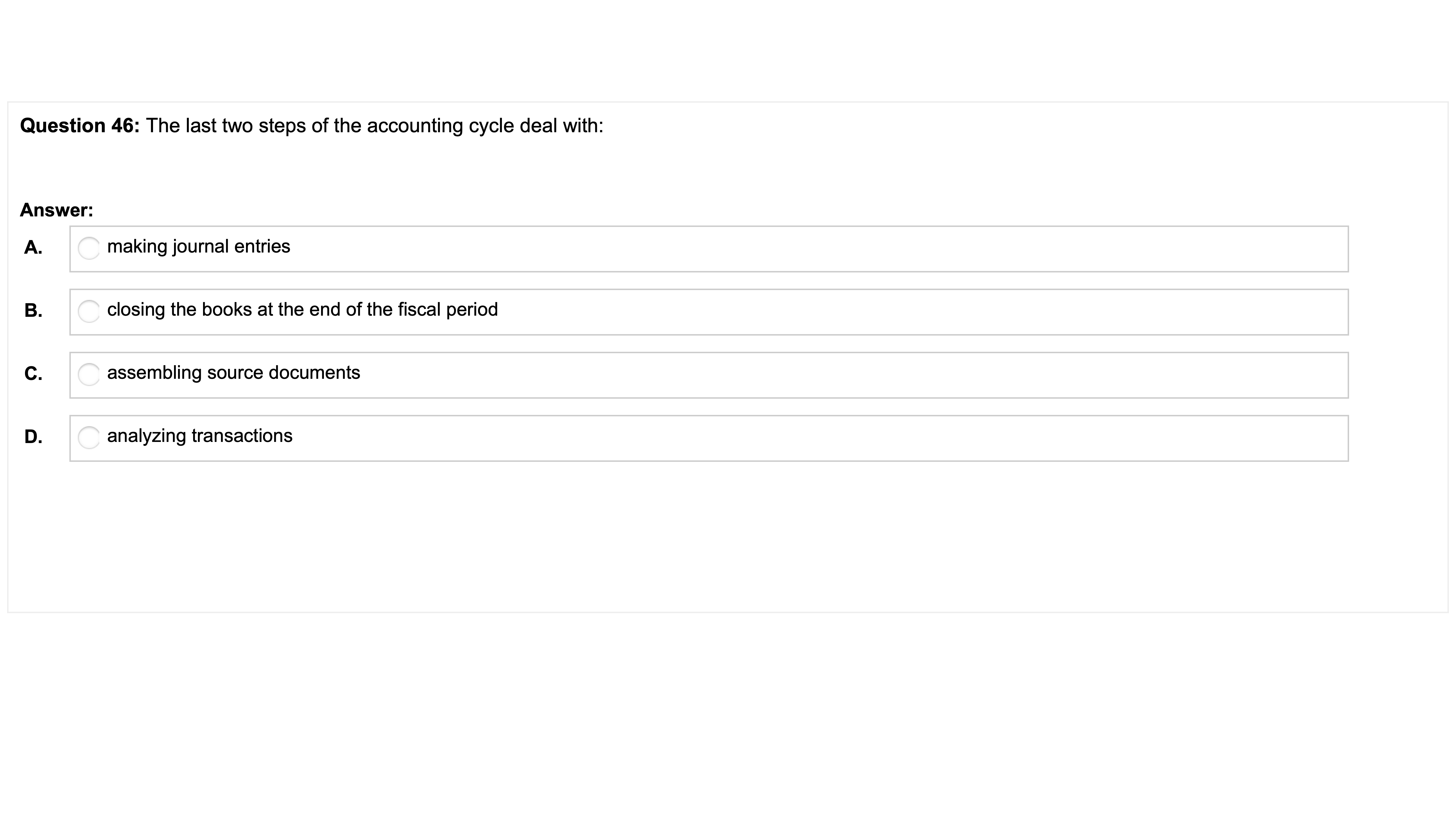 net loss c. A exact zero balance D. A increase in sales