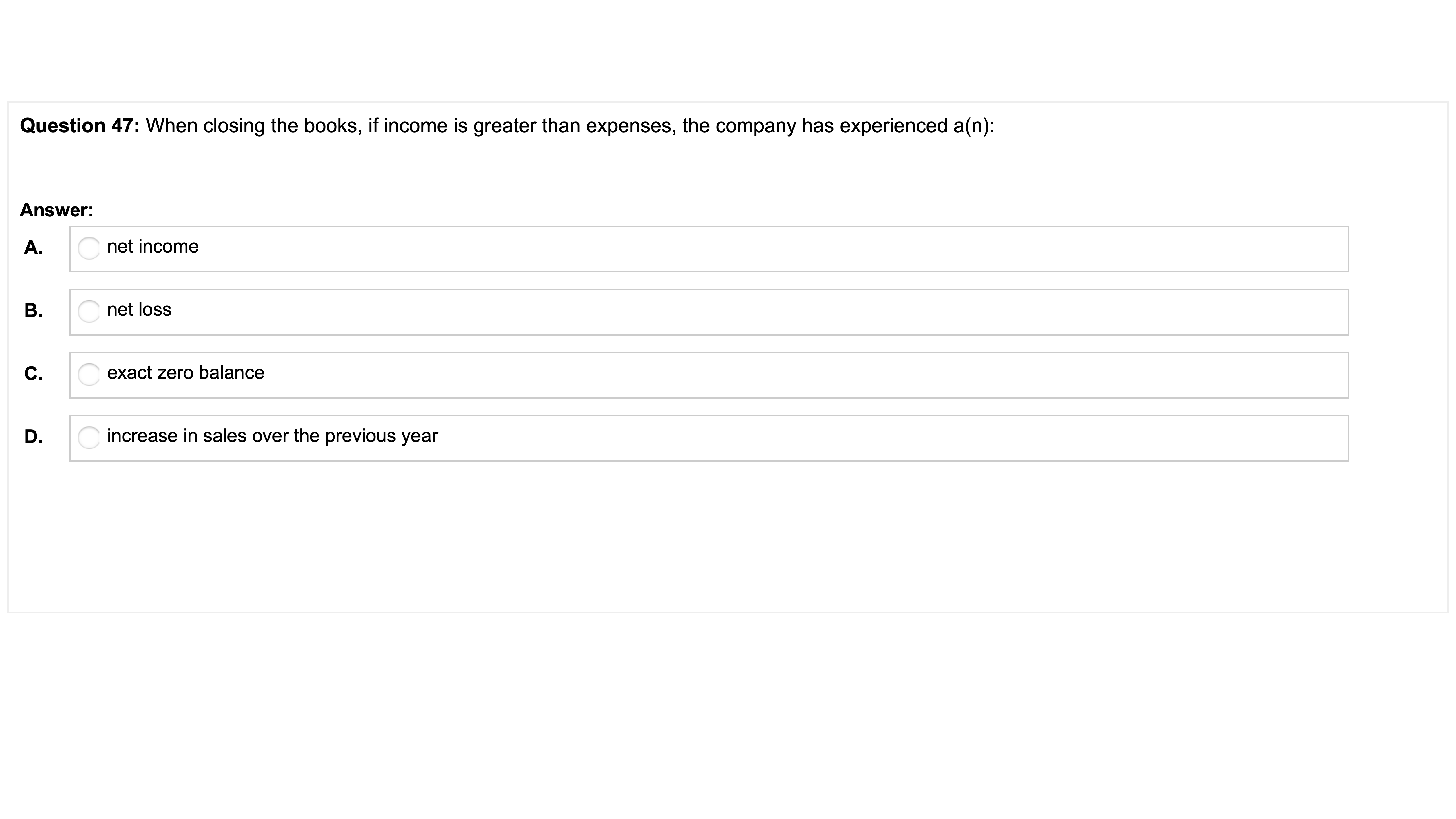 over the previous year Question 48: Why does QuickBooks warn you if